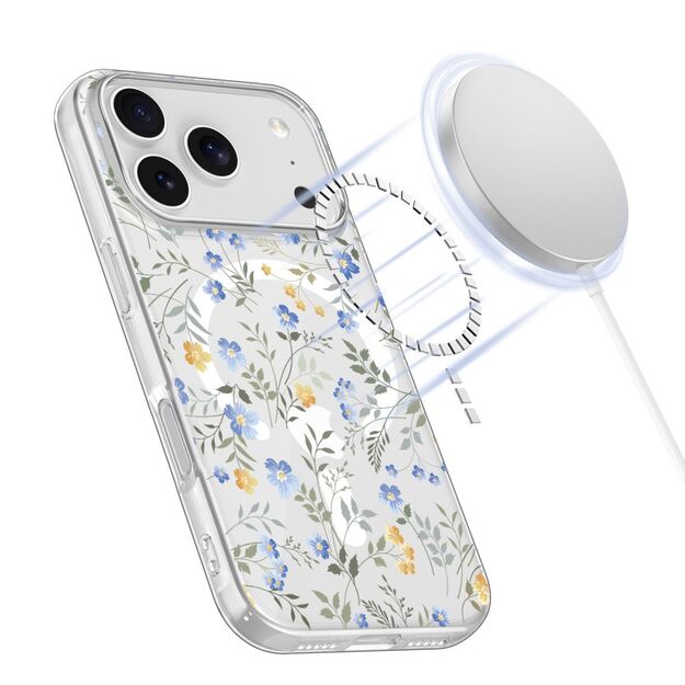 Tech-Protect FlexAir MagSafe Case for iPhone 17 Pro - Daisies with Leaves 1