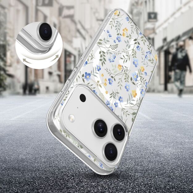Tech-Protect FlexAir MagSafe Case for iPhone 17 Pro - Daisies with Leaves 4