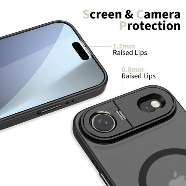 Tech-Protect MagStand MagSafe Case for iPhone 17 Air - Matte Black 2