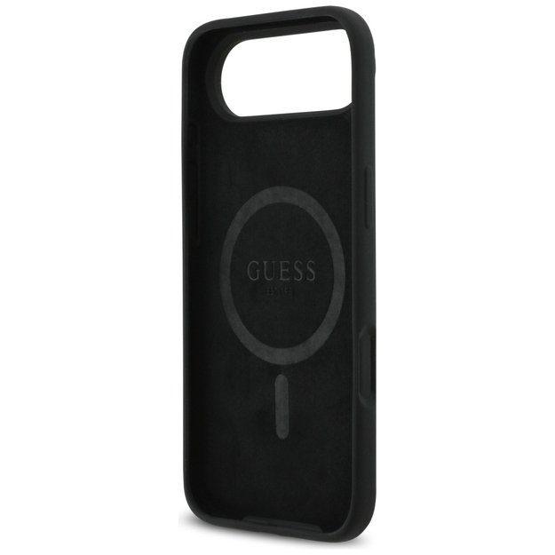 Guess Silicone Triangle Logo MagSafe Case for iPhone 17 Air - Black 6