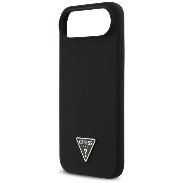 Guess Silicone Triangle Logo MagSafe Case for iPhone 17 Air - Black 5