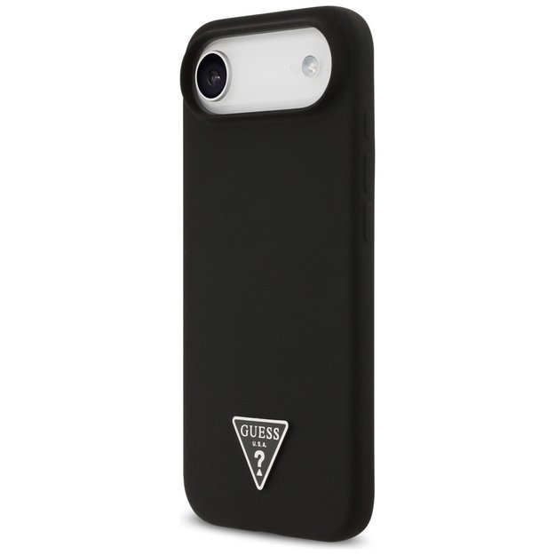 Guess Silicone Triangle Logo MagSafe Case for iPhone 17 Air - Black 1