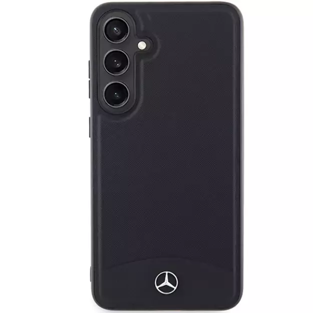 Mercedes Leather Textured &amp  Plain MagSafe case for Samsung Galaxy S24+ - black 10