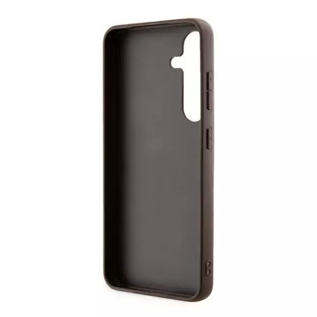 Guess 4G Metal Gold Logo case for Samsung Galaxy S24 - brown 6