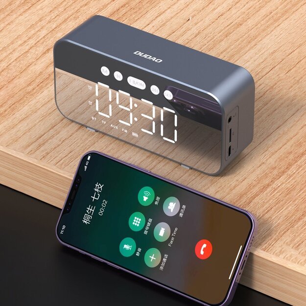 Dudao Y17 Bluetooth watch / speaker - silver 2