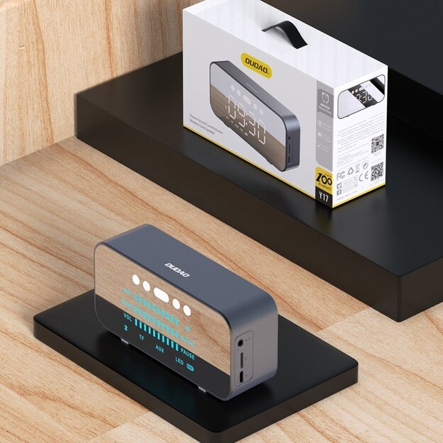 Dudao Y17 Bluetooth watch / speaker - silver 8