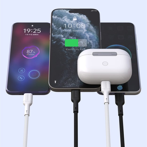 Dudao L9X 30W USB-C - Lightning Cable 1m - Black 5