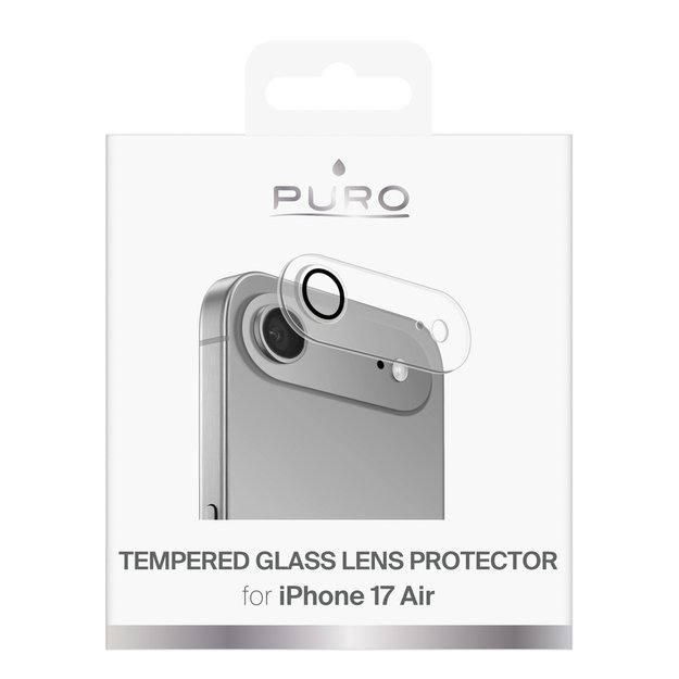 Puro Camera Standard Tempered Glass for iPhone 17 Air for the camera island and lens 1