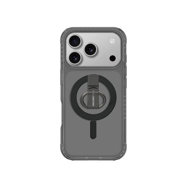 AmazingThing Titan Pro Grip Ring Set Case for iPhone 17 Pro Max Compatible with MagSafe - Black