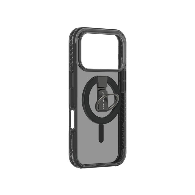 AmazingThing Titan Pro Grip Ring Set Case for iPhone 17 Pro Max Compatible with MagSafe - Black 2