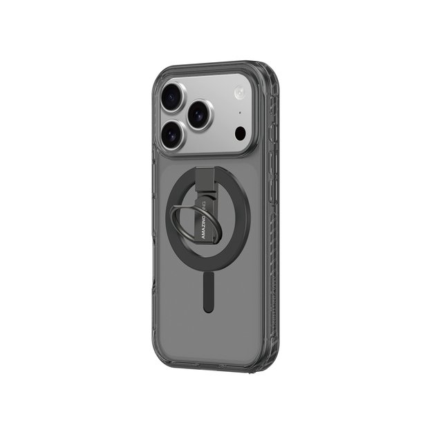 AmazingThing Titan Pro Grip Ring Set Case for iPhone 17 Pro Max Compatible with MagSafe - Black 3