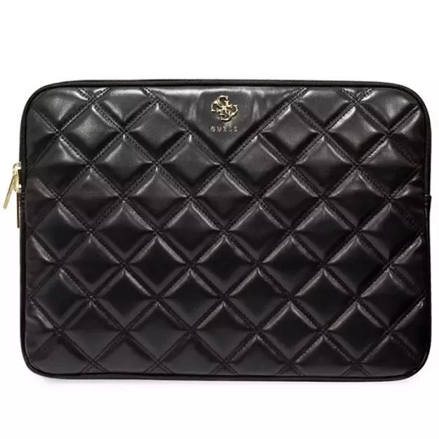 Guess Quilted 4G cover for a 14&quot  laptop - black