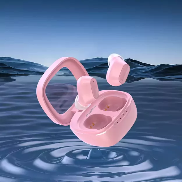 Choetech MEMS wireless TWS Bluetooth 5.3 headphones - pink 2