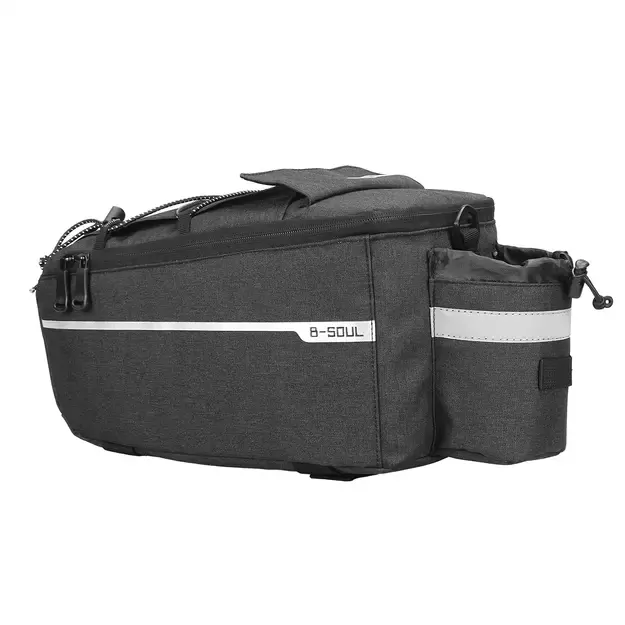 WYA26Y0S Thermal Bike Pannier Bag with Shoulder Strap - Black 1