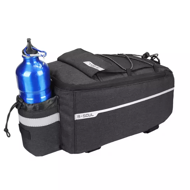 WYA26Y0S Thermal Bike Pannier Bag with Shoulder Strap - Black 2