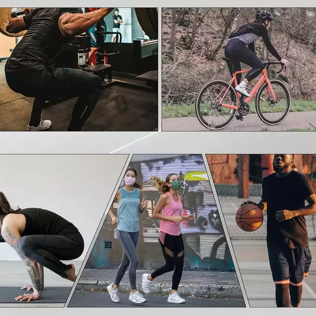 Rockbros RK20042XL cycling pants, breathable, with XXL insert - black 3