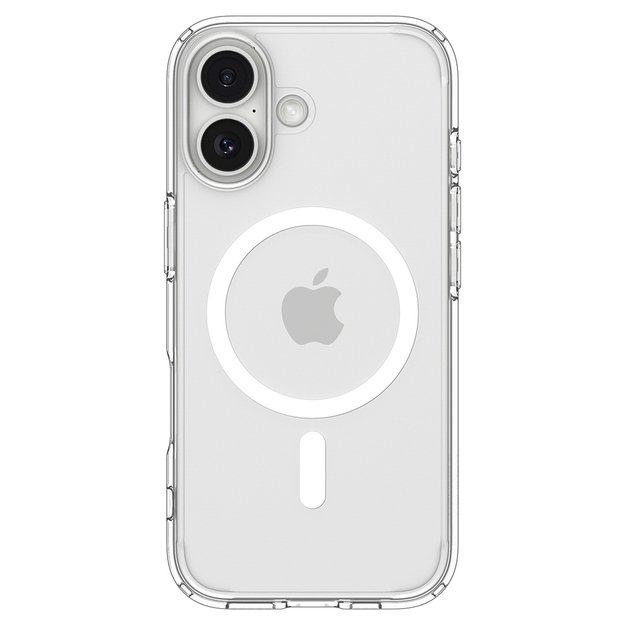 Spigen Ultra Hybrid MagSafe Case for iPhone 17 - Clear and White 7