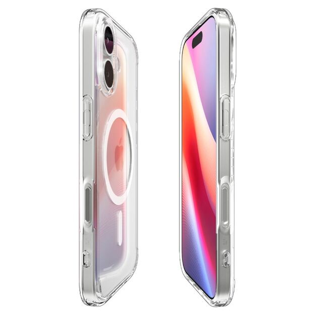 Spigen Ultra Hybrid MagSafe Case for iPhone 17 - Clear and White 5