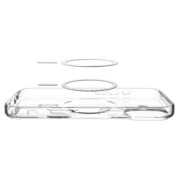 Spigen Ultra Hybrid MagSafe Case for iPhone 17 - Clear and White 12