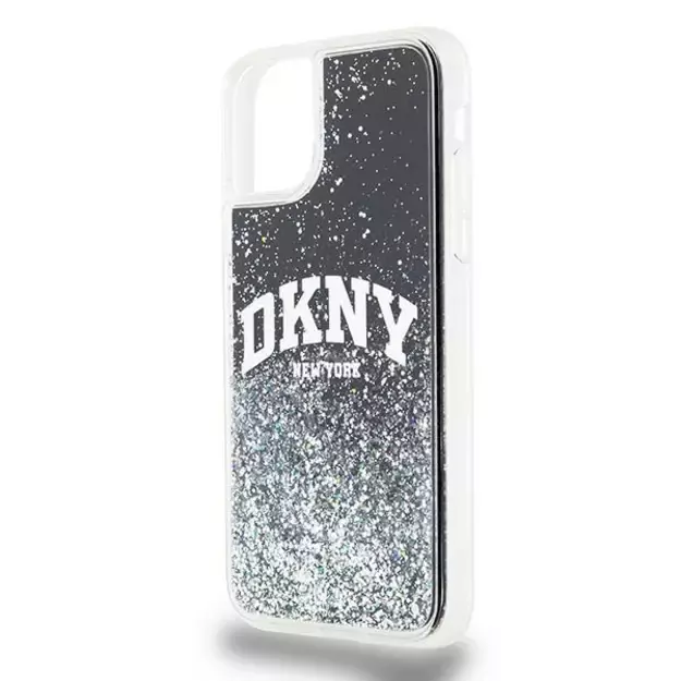 DKNY Liquid Glitter Big Logo case for iPhone 11 / Xr - black 1