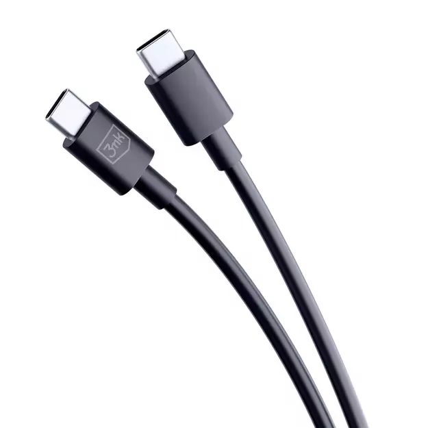 3mk Hyper Cable USB-C / USB-C 100W 1.2m - Black 3