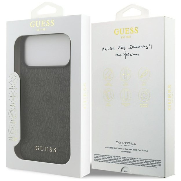 Guess 4G Classic Case for iPhone 17 Pro Max - Black 7