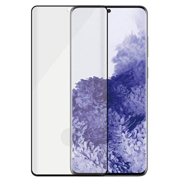PanzerGlass E2E Microfracture antibacterial glass for Samsung Galaxy S21 Ultra - with black frame 1