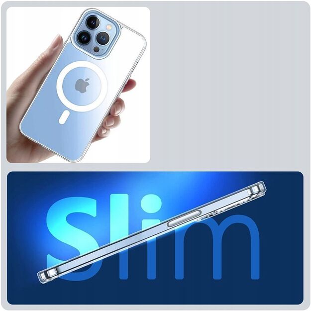 Tech-Protect FlexAir Hybrid MagSafe Case for Samsung Galaxy S23 - Clear 4