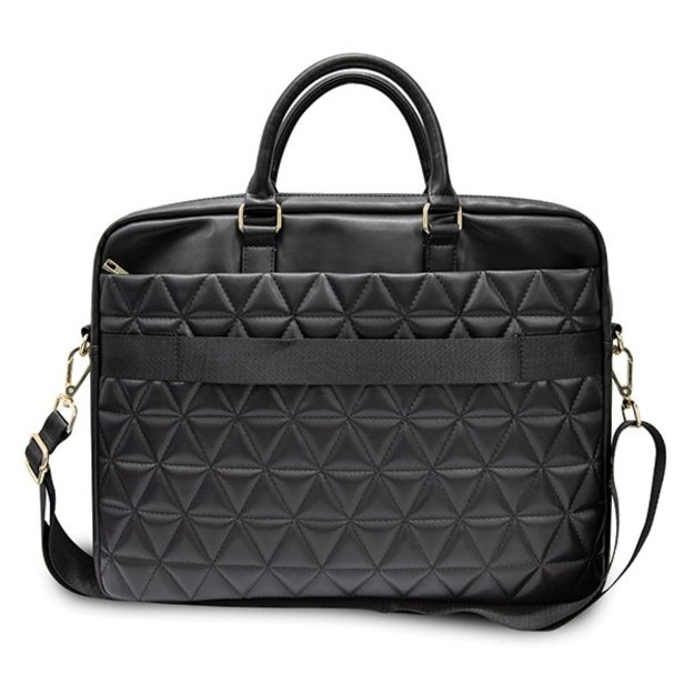 Guess Quilted bag for a 16&quot  laptop - black 2