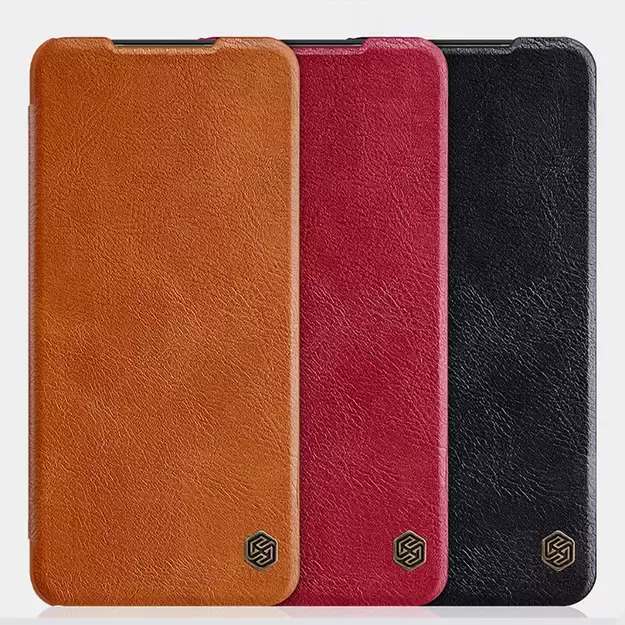 Nillkin Qin leather holster case for Samsung Galaxy A13 5G brown 9