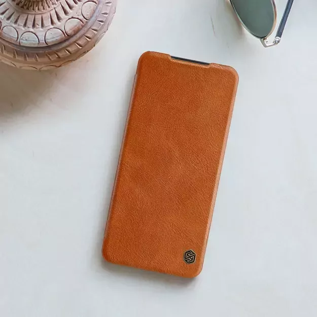Nillkin Qin leather holster case for Samsung Galaxy A13 5G brown 19