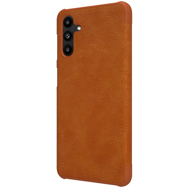 Nillkin Qin leather holster case for Samsung Galaxy A13 5G brown 26