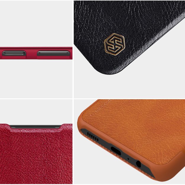 Nillkin Qin leather holster case for Samsung Galaxy A13 5G brown 36
