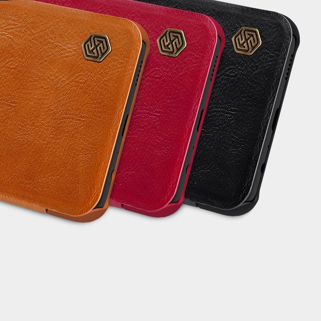 Nillkin Qin leather holster case for Samsung Galaxy A13 5G brown 30