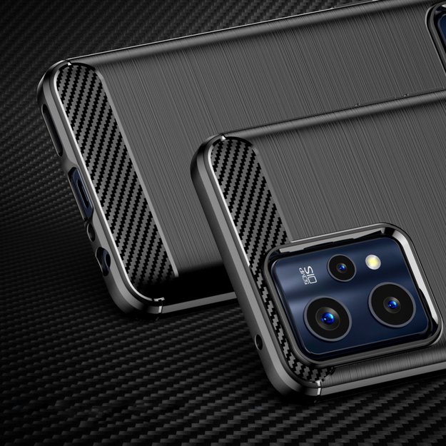 Carbon Case Flexible Cover Realme 9 Pro + (9 Pro Plus) black 16