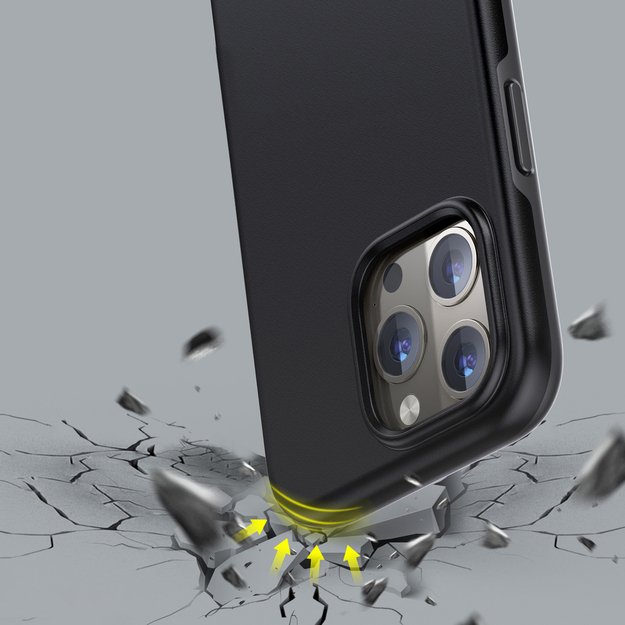 Choetech MFM Anti-drop case Made For MagSafe for iPhone 13 Pro black (PC0113-MFM-BK) 14