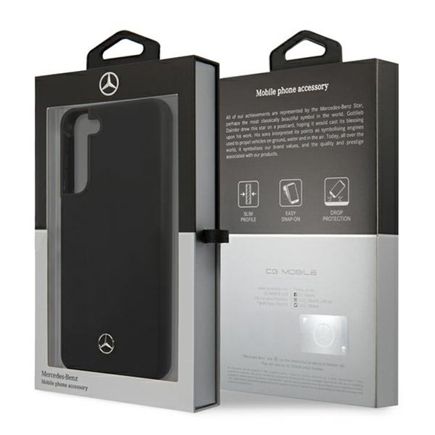 Mercedes MEHCS22MSILBK S22+ S906 czarny/black hardcase Silicone 14