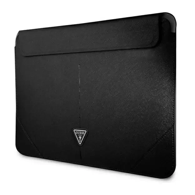Guess Saffiano Triangle Logo case for a 14&quot  laptop - black 1
