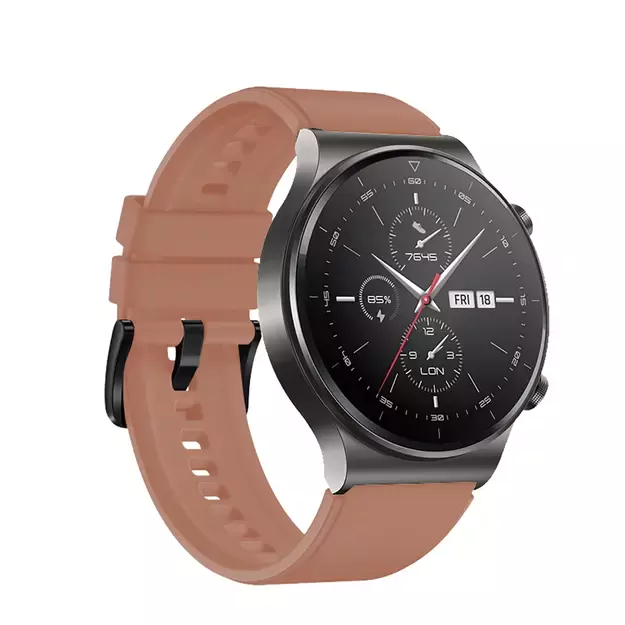 Silicone strap for Huawei Watch GT 2 / 3 / 4 / 2 Pro / 3 Pro / 4 Pro / GT 2e - burgundy 6
