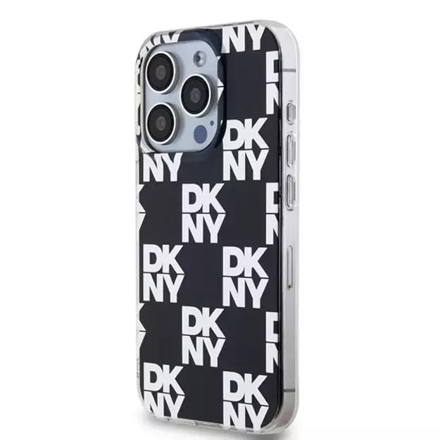 DKNY IML Checkered Mono Pattern case for iPhone 15 Pro - black 8