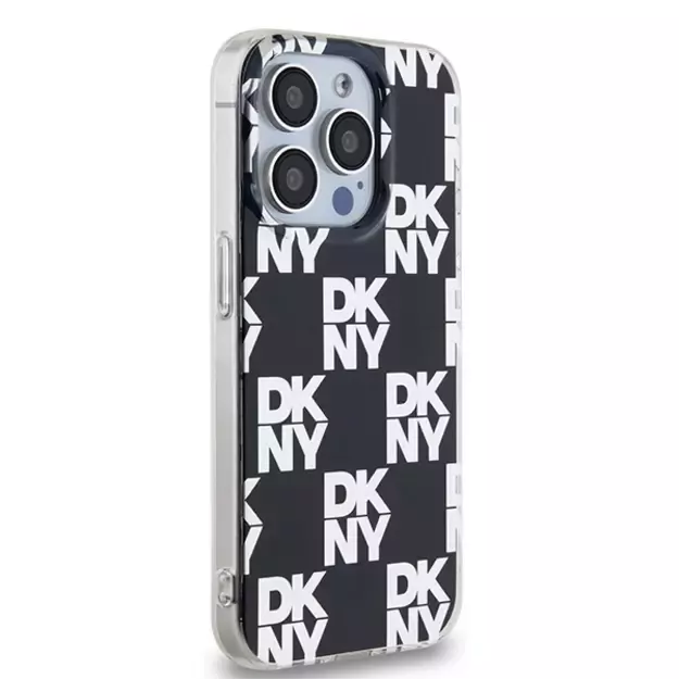 DKNY IML Checkered Mono Pattern case for iPhone 15 Pro - black 10