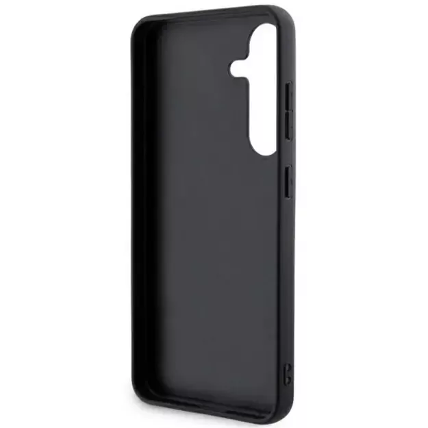 DKNY Leather Mono Stripe &amp  Metal Logo case for Samsung Galaxy S24+ - black 5