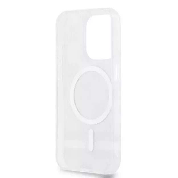 DKNY IML Checkered Mono Pattern &amp  Printed Stripes MagSafe Case for iPhone 15 Pro - Black 6