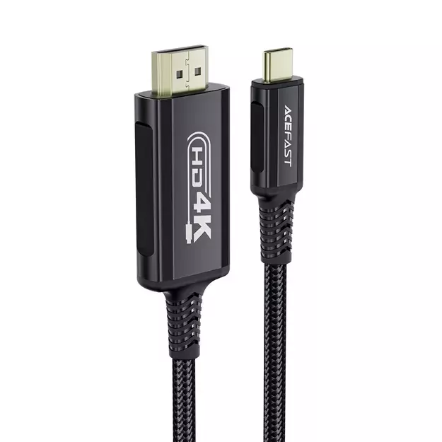 Acefast C1 USB-C/HDMI Video Cable 4K 60Hz HDR 1.8m - Black 2