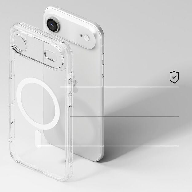 Ringke Fusion Magnetic MagSafe Case for iPhone 17 Air - Clear 3