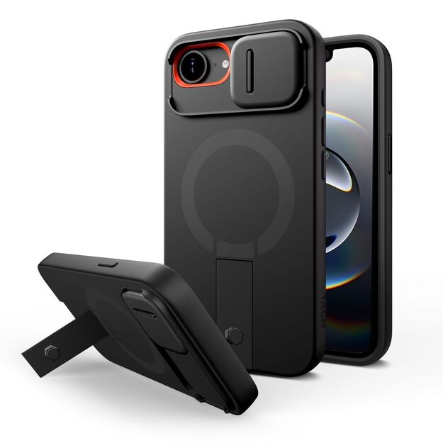 Tech-Protect Kevlar Aura MagSafe Case for iPhone 16e - Black