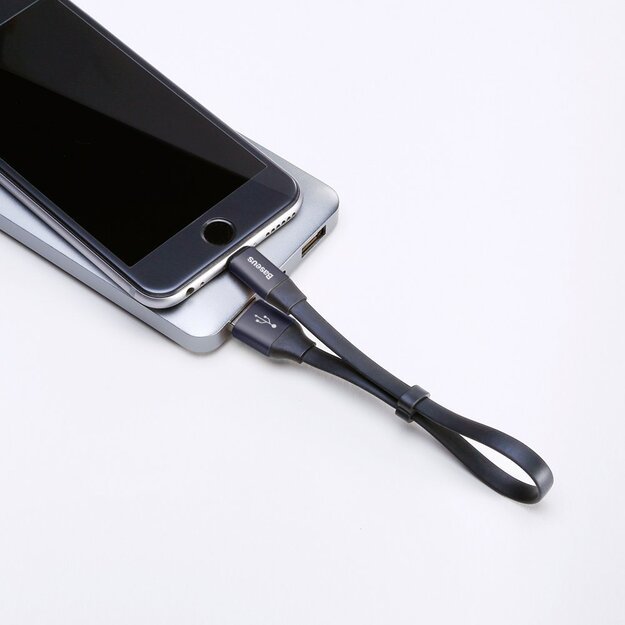 Baseus Nimble USB-A / Lightning 2A cable 0.23 m - black 11