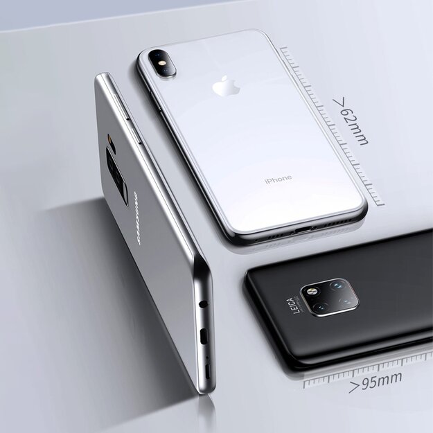 Baseus self-adhesive card case for phone documents gray (ACKD-B0G) 13