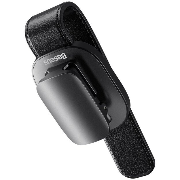 Baseus car glasses clip holder for glasses black (ACYJN-B01) 3