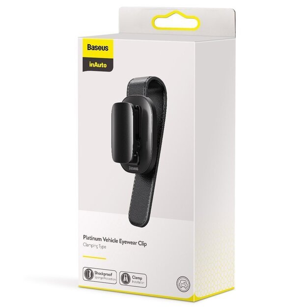 Baseus car glasses clip holder for glasses black (ACYJN-B01) 20